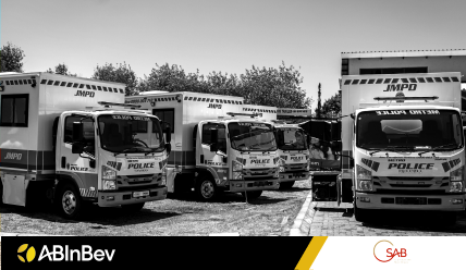 With support from South African Breweries, mobile alcohol evidence centers aim to improve road safety, combat drunk driving