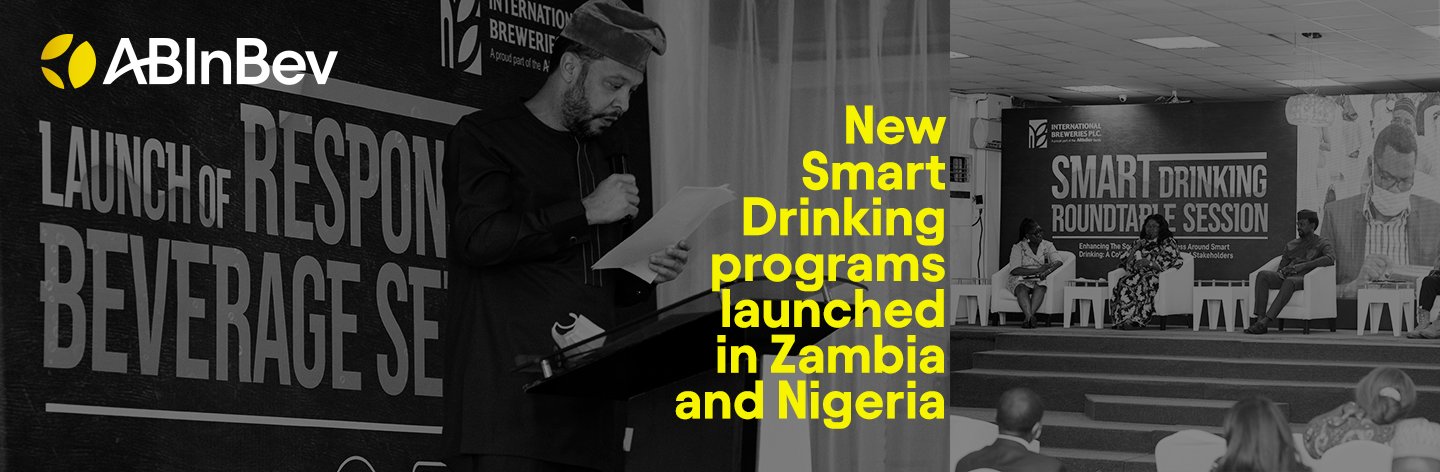 AB InBev Foundation, local brewers, experts and governments launch programs to reduce harmful drinking in Nigeria and Zambia