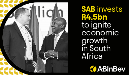 South African Breweries investing R4.5bn ($309 million) to ignite economic growth