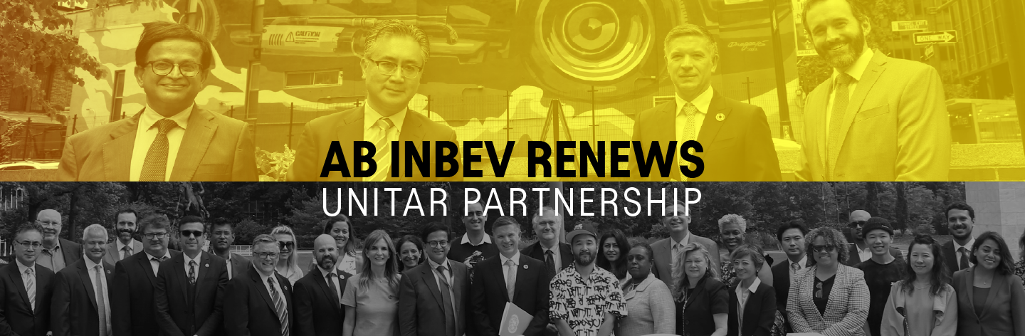 AB InBev renews UNITAR partnership to improve road safety, support female entrepreneurs, promote sustainable water use, and responsible drinking