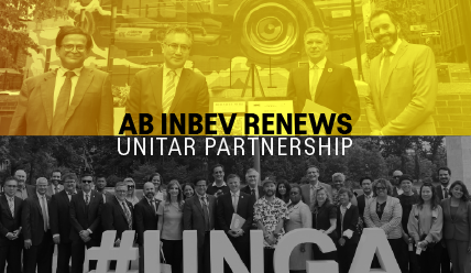 AB InBev renews UNITAR partnership to improve road safety, support female entrepreneurs, promote sustainable water use, and responsible drinking